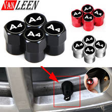 Car Emblems Wheel Air Valve Stem Caps Cover For Audi A4 B8 B9 B7 B6 A5 A3 8V 8P A6 C6 C7 C5 Q5 Q3 Q7 Sline RS3 RS4 Accessories 2024 - buy cheap