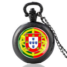 Новое поступление, винтажные кварцевые карманные часы из Бразилии, Португалии, классические мужские и женские часы с подвеской и ожерельем 2024 - купить недорого