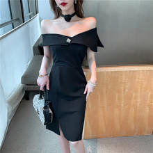 Vestido de fiesta de moda para mujer, estilo temperamento Hepburn, Sexy, ajustado, a la cadera, novedad de 2021 2024 - compra barato