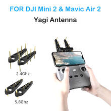 Antena de control remoto DJI Air 2S Yagi de 5,8/2,4 Ghz, amplificador de señal, extensor de rango para DJI Mini 2/Mavic Air 2, accesorios para Drones 2024 - compra barato
