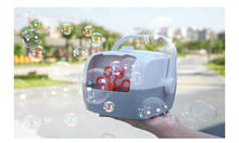 The New Suitcase Automatic Bubble Machine Wedding Stage One-click Bubble With Charging Children's Bubble Toys 2024 - buy cheap