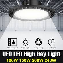LED Industrial Lamp 220V Ceiling Light 100W High Bay Bulb 150W 200W 240W Chandelier Ultra Bright Spotlight Warehouse Lighting 2024 - buy cheap