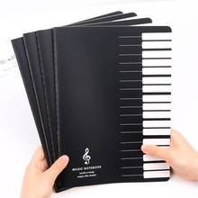 Livros de musica para prática de notebook, livro universal de piano e violino com cinco linhas, livros de música com padrão aleatório, 18 folhas 2024 - compre barato