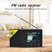 Rádio portátil de bluetooth digital dab/dab + e receptor de fm recarregável de pouco peso para casa 2024 - compre barato