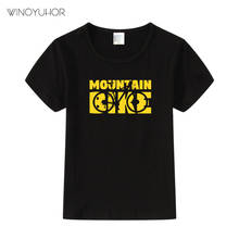 Mountain Bike Printed T-Shirt Children Summer Short Sleeve T Shirt Baby Boys Girls Tops Funny Cool Kids Tee Streetwear 2024 - buy cheap