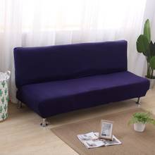 Pure Sofa Cover Stretch Big Elasticity Couch Cover Sofa Furniture Sofa Cover Without Armrest Folding Cover For Sofa Bed 1pc 2024 - buy cheap