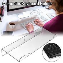 Acrylic Tilted Keyboard Monitor Stand Riser Computer Keyboard Holder Stand For Office Desk Home School Supplies 2024 - buy cheap