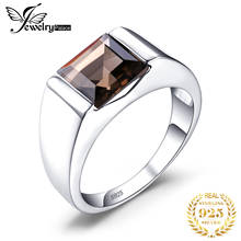 JewelryPalace promoción 2.3ct boda anillo puro de la plata esterlina 925 joyería fina anillo marrón para regalo de los hombres 2024 - compra barato