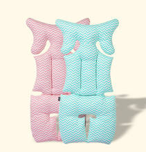 Almohadilla de algodón para cochecito de bebé, estera estampada a la moda, para asiento de bebé, colchón 2024 - compra barato