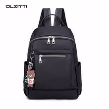 OLSITTI Solid Color Women's Backpack Fashion Shoulder Bag for Women 2020 New Travel Backpack Female Student Backpacks Mochila 2024 - buy cheap