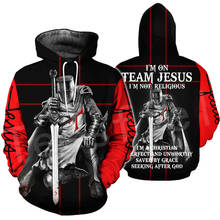 Tessffel Knights Templar Armor Pullover Streetwear Harajuku Pullover 3DfullPrint Zipper/Hoodie/Sweatshirt/Jacket/Mens Womens s13 2024 - buy cheap