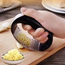 1Pcs Stainless Steel Garlic Press Manual Garlic Ginger Grinder Cutter Slicer Mincer Chopping Tool Kitchen Gadgets Accessories 2024 - buy cheap