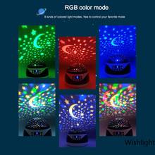 Starry Sky Rotating LED Night Light Projector Planetarium Children's Bedroom Star Night Lamp Moon Projection Light Kids Gift 2024 - buy cheap