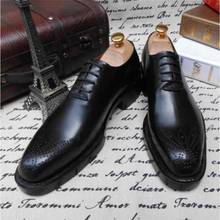 Sipriks Premier Boss Calf Leather Shoes Bespoke Square Toe Oxfords Mens Goodyear Welted Dress Flats Breather Office Party Boots 2024 - buy cheap