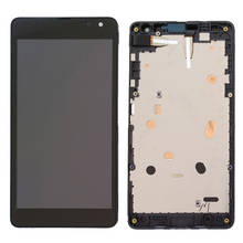 ЖК-дисплей для Nokia Lumia 535, дигитайзер сенсорного экрана в сборе с рамкой, запасные части для N535 RM-1090 Version 2S 2C LCDs 2024 - купить недорого