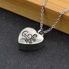 316 Stainless Steel Heart Urn Necklace For Ashes - Cremation Jewelry Keepsake Memorial Pendant Gift 2024 - buy cheap