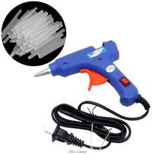 Professional Electric Heating Hot Melt Glue Gun 20W 50Pcs Glue Sticks Adhesive 2024 - buy cheap