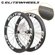 Elitewheel-conjunto de rodas de bicicleta 700c de carbono, roda clincher, tubular, sem câmara de ar, superfície de freio, ciclismo 2024 - compre barato