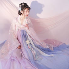Disfraz de Hanfu tradicional para mujer, ropa de baile nacional de la princesa Tang, traje Oriental elegante 2024 - compra barato