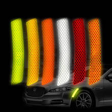 4 Pcs Body Reflective Stickers Car Strip Sticker Auto Reflective Stickers Car Body Decoration Luminous Security Warning Light 2024 - buy cheap