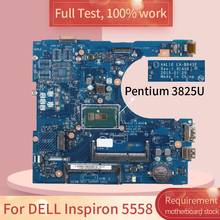 Placa-mãe para notebook, teste completo, inspiron 5558, CN-04RYMR, rymr, sr24b, pentium, 3825u, ddr3 2024 - compre barato