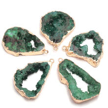 Pedra natural cristal cluster pingentes forma irregular requintado charme para fazer jóias diy colar pulseira acessórios 2024 - compre barato