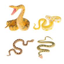 Snakes  Python Animal Model Figure Realistic Snake Prank Props Toy Kids 2024 - buy cheap