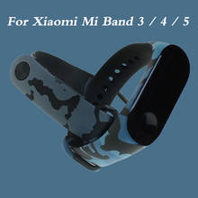 Correa de silicona para Xiaomi Mi Band 4 y 5, pulsera inteligente con flores de colores, accesorios para Mi Band 5 y 4/3 2024 - compra barato