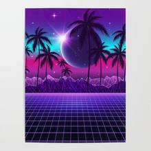 Home Decoration Hd Print Twilight Retrowave Pictures Wall Artwork Modular Poster Canvas Painting For Living Room No Framework 2024 - buy cheap