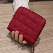 HOT New 2019 Fashion Women's Purse Card Holder Women Small Wallet Zipper Clutch Coin Purse Female Bag PU Portefeuille Femme 2024 - buy cheap