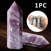 Natural Crystal Tourmaline Tower Pink Tourmaline Tower Quartz Point Wand Specimen Reiki Healing Obelisk Wand Treatment Stone 2024 - buy cheap