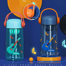 350ml Cartoons Transparent Plastic Water Bottles Summer BPA Free Creative  With Portable Rope Travel Cup Kawaii Mugs Drinkware 2024 - buy cheap