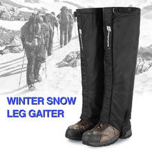 Long Gaiters Thermal Water-resistant Legs Protection Cover Skiing Snowboarding Gaiters Skiing Outdoor Winter boots Oxford Cloth 2024 - buy cheap