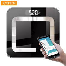 Icomon-báscula inteligente i31 para baño, peso corporal con Bluetooth, peso humano, IMC, 20 datos 2024 - compra barato