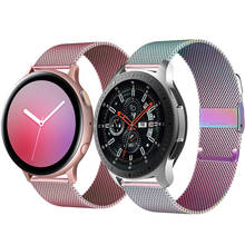 Ремешок «Миланская петля» для Huawei watch GT 2-2e-Pro, браслет для Samsung Galaxy watch 3 45 мм/46 мм/42 мм/Active 2 44 мм 40 мм, 20 мм 2024 - купить недорого