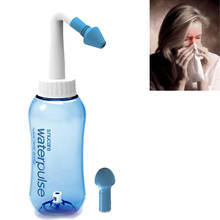 Bote de limpieza Nasal Neti para niños, bote limpiador de nariz sinusal, irrigador Nasal, salino, cuidado de la nariz, 300ml 2024 - compra barato