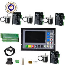 Cnc-kit controlador de 4 eixos, ddcsv3.1 + 4 unidades de leadshine, m542c + 4 leadshine, motores de passo, 57hs21a 2024 - compre barato