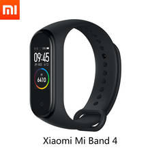 Оригинальный Смарт-браслет Xiaomi Mi Band 4, 3 цвета, AMOLED экран, браслет, пульсометр, фитнес-трекер, Bluetooth5.0, водонепроницаемый, Miband4 2024 - купить недорого