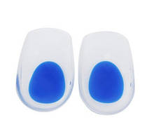 1 Pair Silicone Gel Insoles Massaging Heel Cushion Foot Care Pads For Shoes Pain Relief Heel Cup For Plantar Calcaneal Achilles 2024 - buy cheap