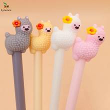 4 Pcs mixed Color Creative Cute Kawaii Korean Alpaca Gel Pen Stationery Office Material School Supplies Gift 2024 - buy cheap