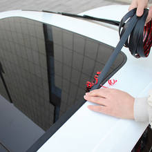 Т-образная Автомобильная резиновая полоска, уплотнительные ленты для кромков, защитная лента для лобового стекла на крышу автомобиля, аксессуары для внешних наклеек на окна 2024 - купить недорого