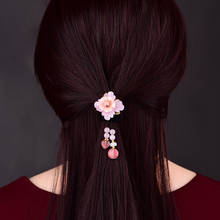 Характерная подвеска в виде арбуза с кристаллами, резинки для волос с розовой цветной глазурью, эластичная резинка для волос, женские модные украшения для волос 2024 - купить недорого