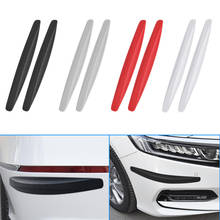 2pcs Carbon Fiber Strips Car Stickers Styling Mouldings Door Bumper Protector Anti Collision Scratch Decoration Auto Accessories 2024 - buy cheap