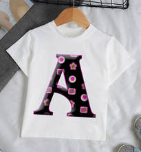 New 2021 Kids Boys Girls Summer Birthday T-shirts Short Sleeved T Shirt Size 1 2 3 4 5 6 7 8 9 Year Children Letter Clothing Top 2024 - buy cheap