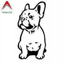 Aliauto Funny Animal Car Sticker French Bulldog Pet Dog Decor PVC Decal Waterproof for Motorcycle Audi C5 Opel Hyundai,15cm*8cm 2024 - buy cheap