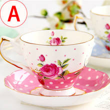 Coffee cup set European bone china English style afternoon tea set coffee cup saucer 2024 - buy cheap