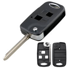 Carcasa de llave remota de coche modificada con 2 botones, compatible con Toyota Yaris/Prado/Tarago/Camry/Corolla/Land Cruiser RAV4/Avalon Echo 2024 - compra barato