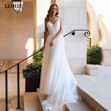 LORIE A-line Wedding Dress Sample Clean Boho Bride Dress Backless Vintage Bride Dress Weeding Gowns vestidos de novia 2021 2024 - buy cheap