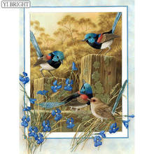 DIY 5D Diamond Painting Animal Bird Full Drill Round Embroidery Rhinestone Picture Home Decoration New 2024 - buy cheap