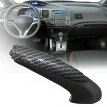 Carbon Fiber Hand Brake Cover, Car Auto Hand Parking Brake Sleeve Protector Non-Slip for Honda Civic 2006-2011 47115SNAA82ZA 2024 - buy cheap